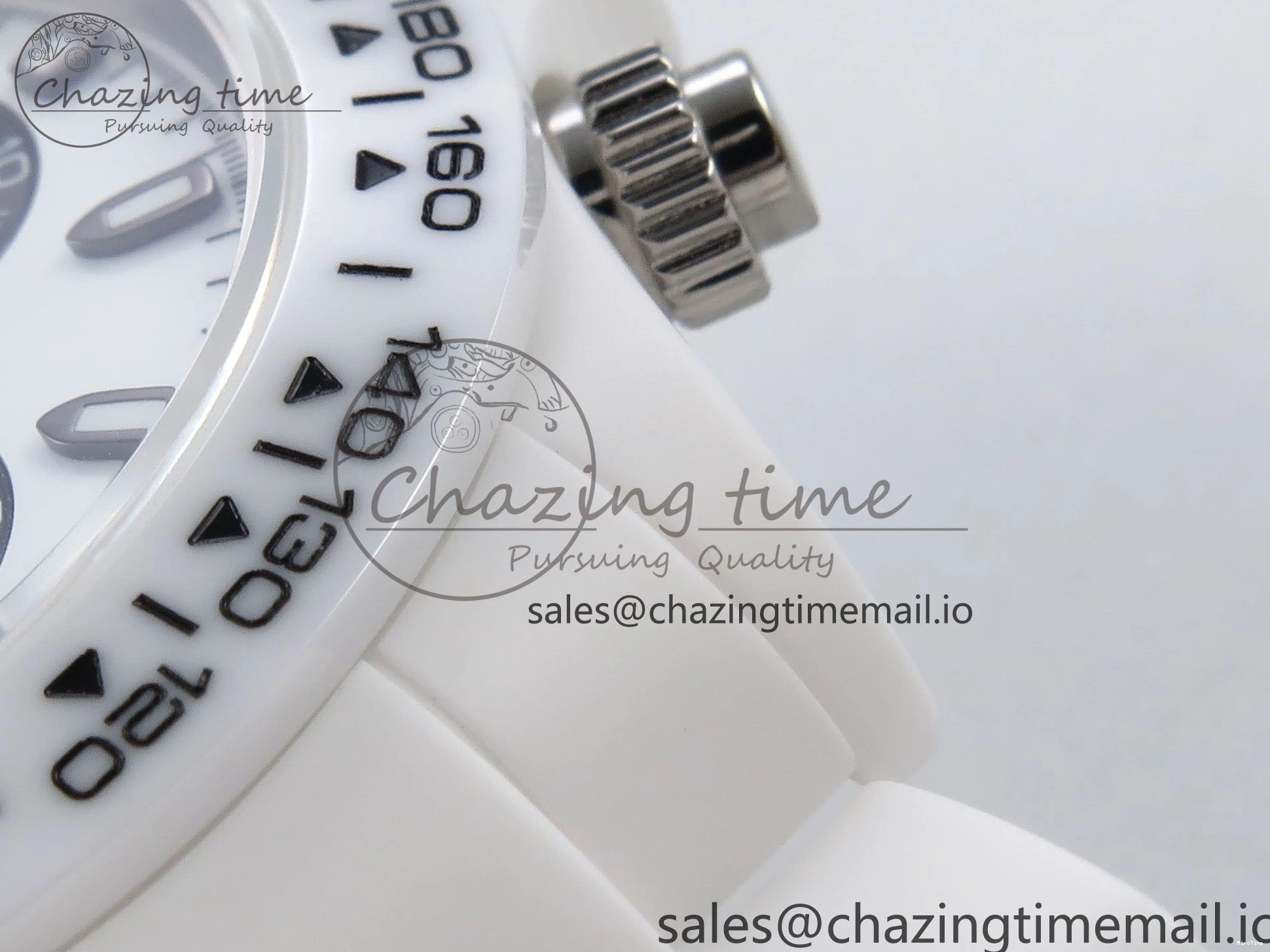 MiroTime 0202 Daytona AET White Ceramic Case and Bracelet Black Dial N6F Best Edition SA Seasonal 1195